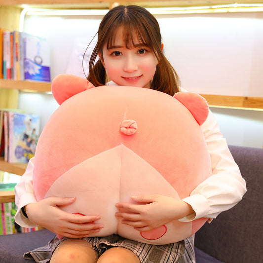 Corgi Butt Plush Cushion | Stuffed Dog Bum Seat Pillow | Cute Animal Chair Pad Gift for Kids & Home Décor