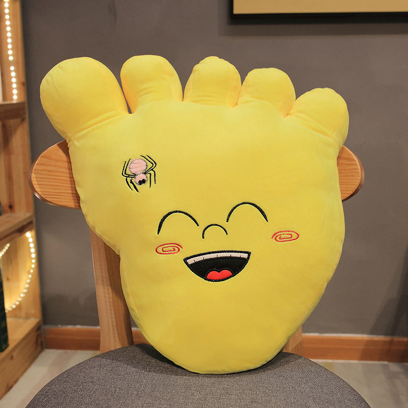 Giant Foot Shaped Plush Pillow | Soft Stuffed Novelty Nap Cushion | Funny Kids Gift Ages 4 to 6 in Multiple Colours