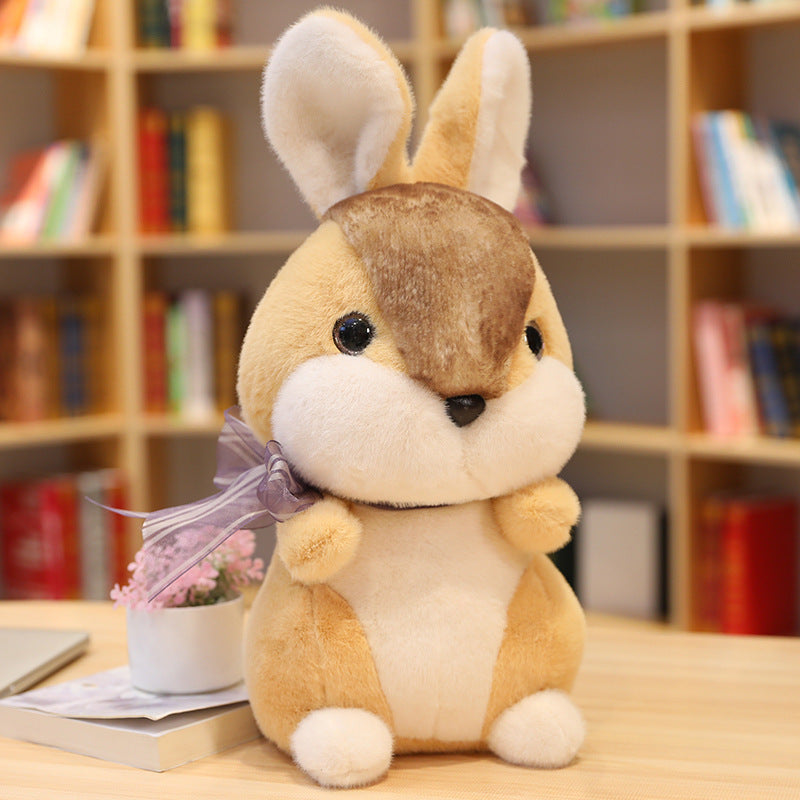 Rabbit Plush Toy | Soft Stuffed Animal Bunny Doll Cushion | Cute Cuddly Gift for Baby, Kids & Easter