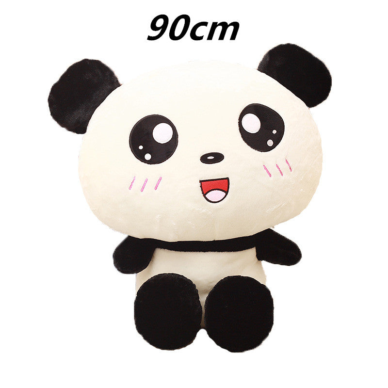 Giant Panda Plush Toy | Big Head Stuffed Animal Pillow | Soft Kawaii Bear Gift for Kids, Baby Girls & Birthday