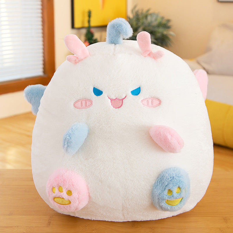Dragon Plush Toy Pillow | Soft Stuffed Animal Dragon Doll | Cute Fantasy Cuddle Gift for Kids, Boys & Birthday