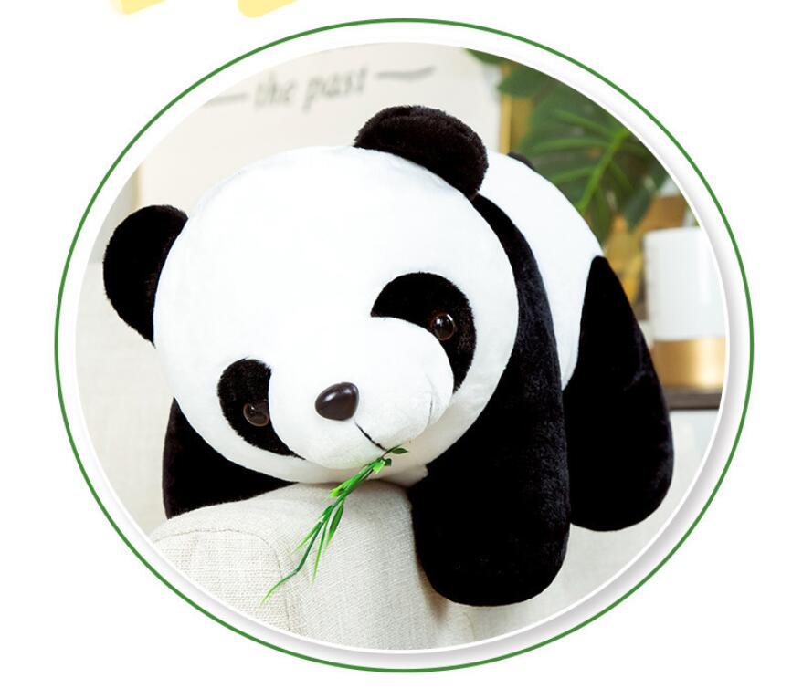 Giant Panda Plush Toy | Soft Lying Stuffed Animal Doll Cushion | Cute Kids Gift Ages 4 to 6 in Multiple Sizes