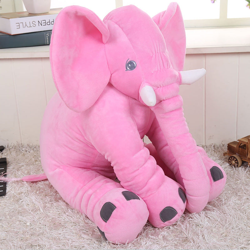Elephant Plush Toy Pillow | Soft Stuffed Animal Sleep Comfort Doll | Cute Baby & Kids Bedtime Gift