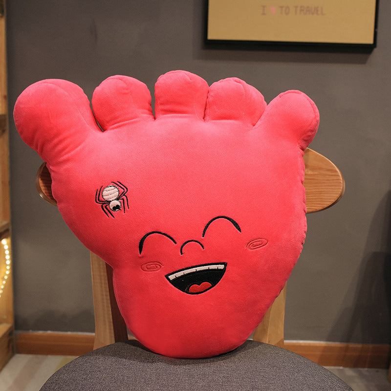 Giant Foot Shaped Plush Pillow | Soft Stuffed Novelty Nap Cushion | Funny Kids Gift Ages 4 to 6 in Multiple Colours