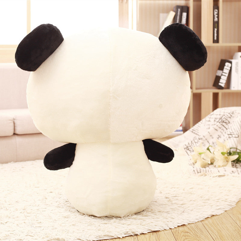 Giant Panda Plush Toy | Big Head Stuffed Animal Pillow | Soft Kawaii Bear Gift for Kids, Baby Girls & Birthday