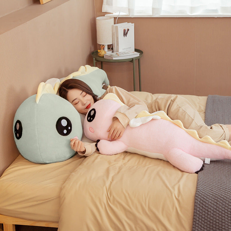 Long Body Pillow Dragon Plush Toy | Soft Stuffed Animal Bed Cuddle Doll | Cute Sleep Companion Gift for Girls & Kids