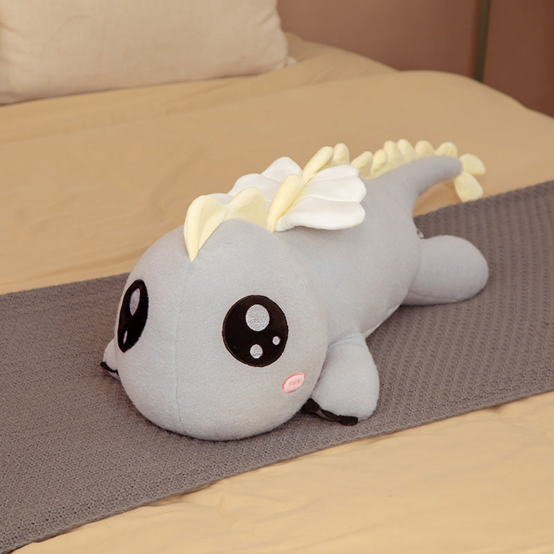 Long Body Pillow Dragon Plush Toy | Soft Stuffed Animal Bed Cuddle Doll | Cute Sleep Companion Gift for Girls & Kids