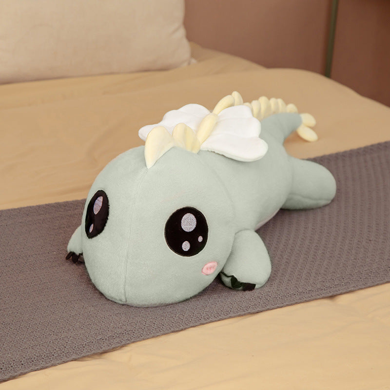 Long Body Pillow Dragon Plush Toy | Soft Stuffed Animal Bed Cuddle Doll | Cute Sleep Companion Gift for Girls & Kids