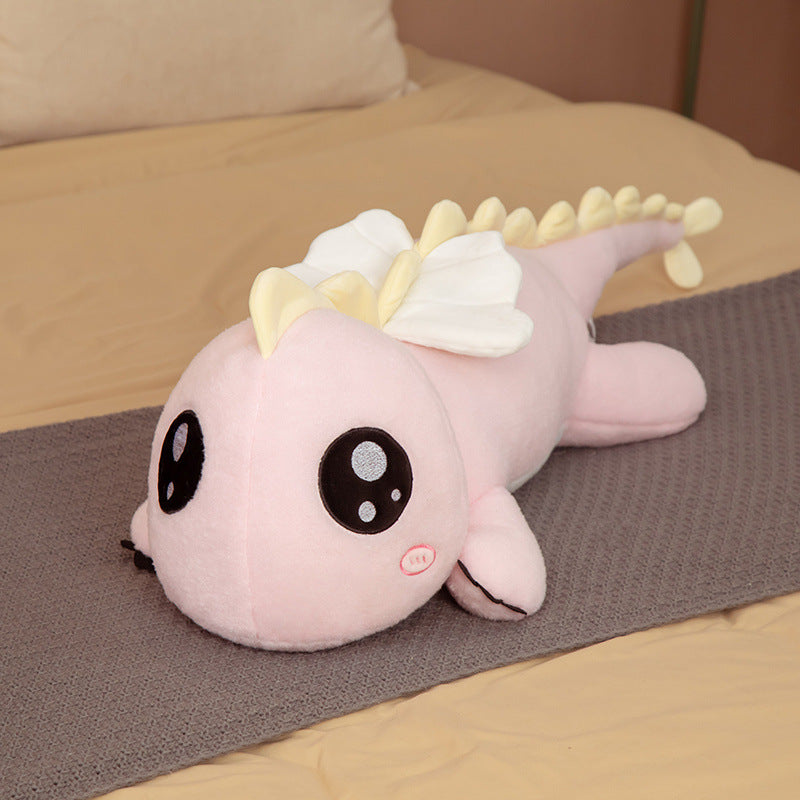 Long Body Pillow Dragon Plush Toy | Soft Stuffed Animal Bed Cuddle Doll | Cute Sleep Companion Gift for Girls & Kids