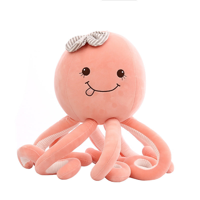 Colorful Octopus Plush Toy | Soft Stuffed Animal with Funny Face | Cute Sea Creature Doll Gift for Kids & Adults