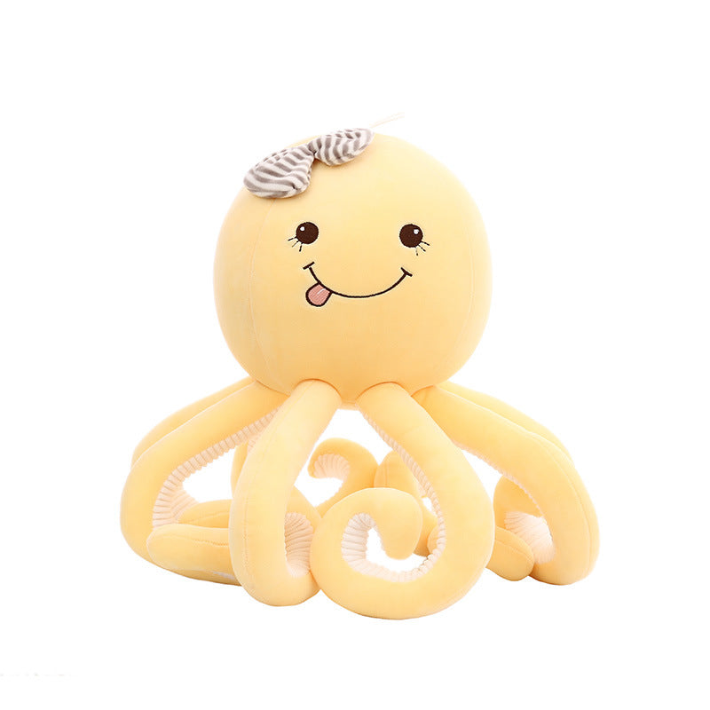 Colorful Octopus Plush Toy | Soft Stuffed Animal with Funny Face | Cute Sea Creature Doll Gift for Kids & Adults