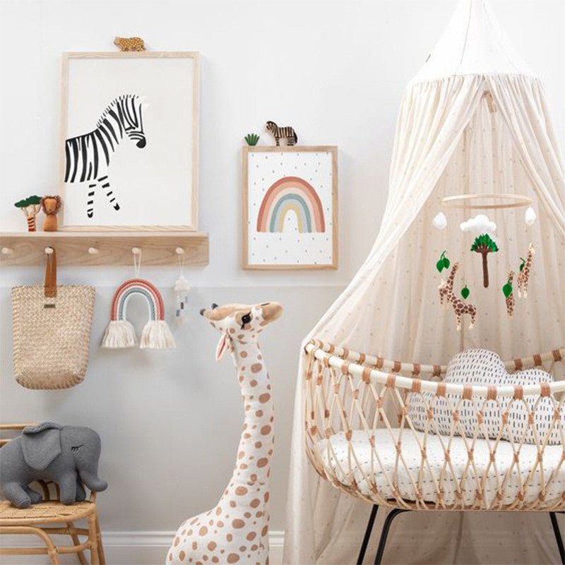 Giraffe Plush Toy | Soft Stuffed Animal Comfort Doll | Cute Kids Bedroom Gift in Premium Cotton