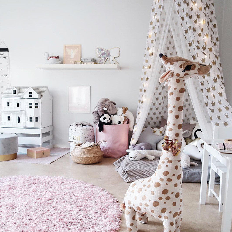 Giraffe Plush Toy | Soft Stuffed Animal Comfort Doll | Cute Kids Bedroom Gift in Premium Cotton