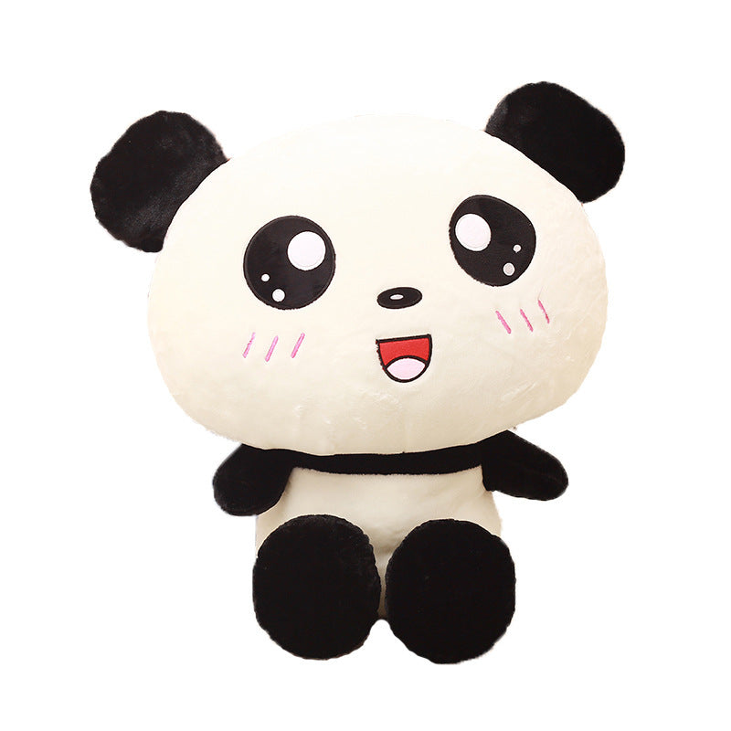 Giant Panda Plush Toy | Big Head Stuffed Animal Pillow | Soft Kawaii Bear Gift for Kids, Baby Girls & Birthday