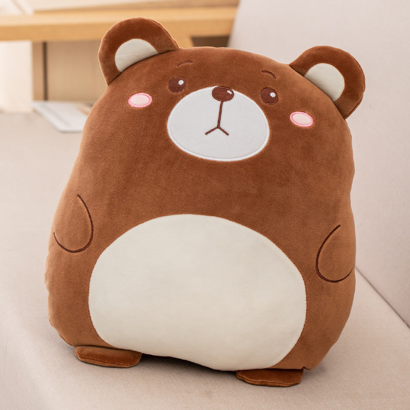 Forest Animal Plush Toy | Stuffed Cartoon Animal Cushion | Kids Travel & Nap Gift