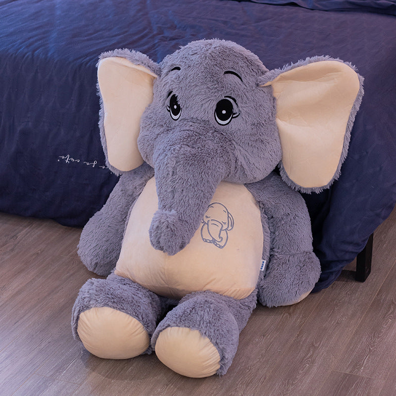 Giant Elephant Plush Toy Doll | Soft Dreamy Stuffed Animal Cushion | Romantic Gift for Girlfriend & Adults in Multiple Sizes