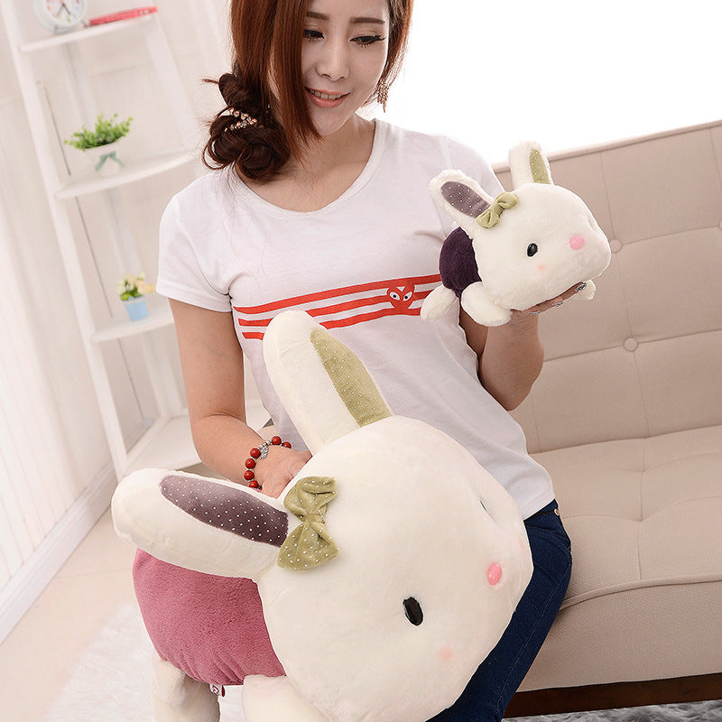 Bunny Plush Toy Doll | Soft Stuffed Rabbit Gift Figurine | Cute Bridal Keepsake in 5 Colours