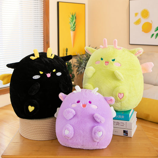 Dragon Plush Toy Pillow | Soft Stuffed Animal Dragon Doll | Cute Fantasy Cuddle Gift for Kids, Boys & Birthday