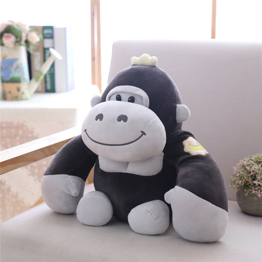 Gorilla Plush Toy | Soft Stuffed Animal Ape Doll | Cute Kids Gift Ages 3 to 6 in Premium Down Cotton