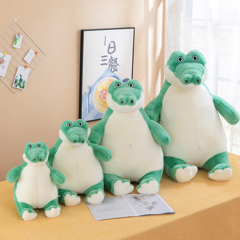 Crocodile Plush Toy Pillow | Large Soft Stuffed Animal Doll Cushion | Cute Novelty Gift for Kids & Adults