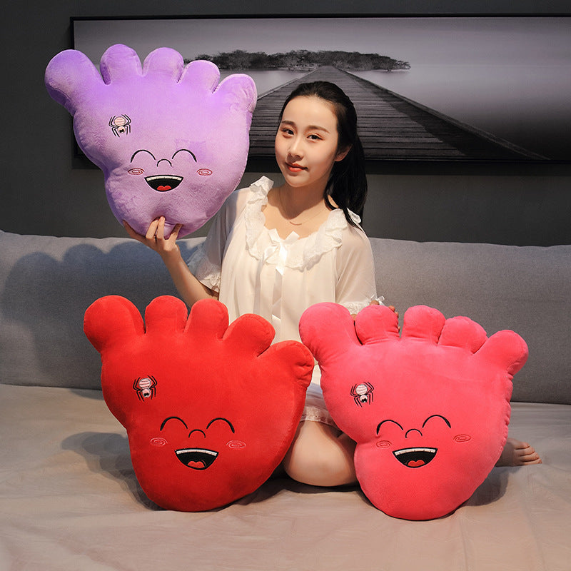 Giant Foot Shaped Plush Pillow | Soft Stuffed Novelty Nap Cushion | Funny Kids Gift Ages 4 to 6 in Multiple Colours