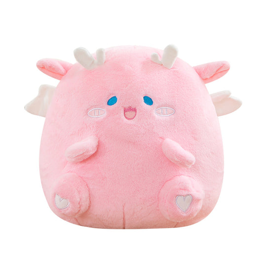 Dragon Plush Toy Pillow | Soft Stuffed Animal Dragon Doll | Cute Fantasy Cuddle Gift for Kids, Boys & Birthday