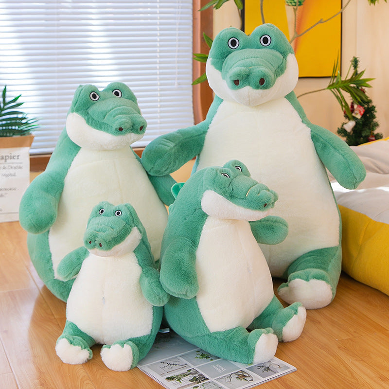 Crocodile Plush Toy Pillow | Large Soft Stuffed Animal Doll Cushion | Cute Novelty Gift for Kids & Adults