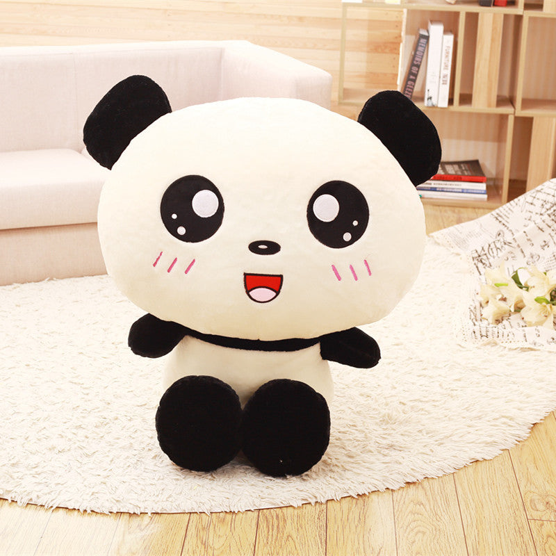 Giant Panda Plush Toy | Big Head Stuffed Animal Pillow | Soft Kawaii Bear Gift for Kids, Baby Girls & Birthday