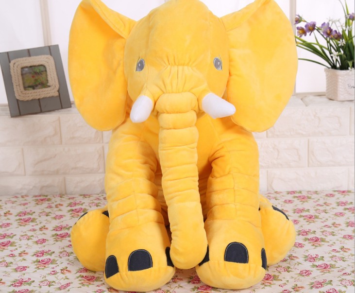 Elephant Plush Toy Pillow | Soft Stuffed Animal Sleep Comfort Doll | Cute Baby & Kids Bedtime Gift