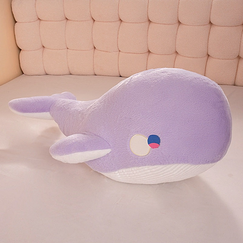 Whale Plush Toy Doll | Soft Stuffed Animal Healing Cushion | Cute Aesthetic Gift for Teens & Young Adults in Multiple Sizes