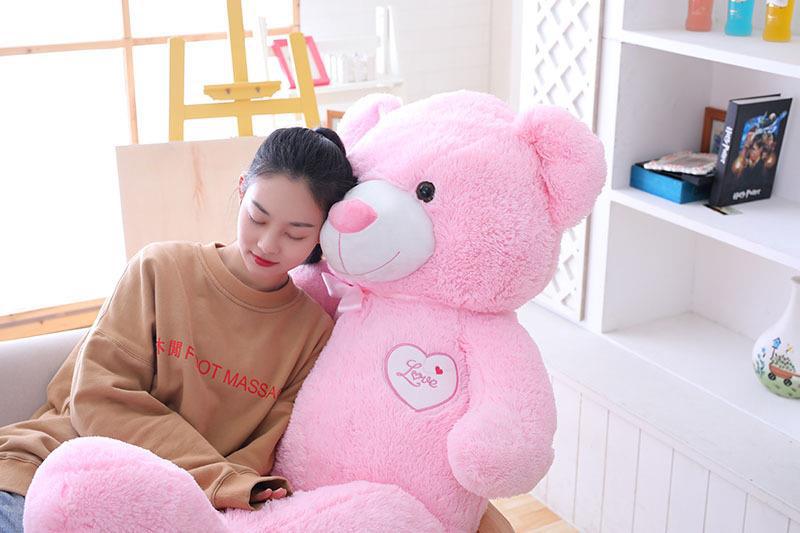 Giant Teddy Bear Plush Toy | Large Soft Stuffed Bear Doll | Cute Oversized Cuddle Gift for Kids, Girls & Valentine's Day