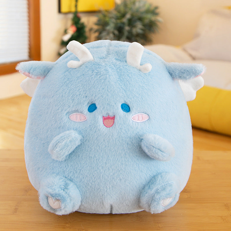 Dragon Plush Toy Pillow | Soft Stuffed Animal Dragon Doll | Cute Fantasy Cuddle Gift for Kids, Boys & Birthday
