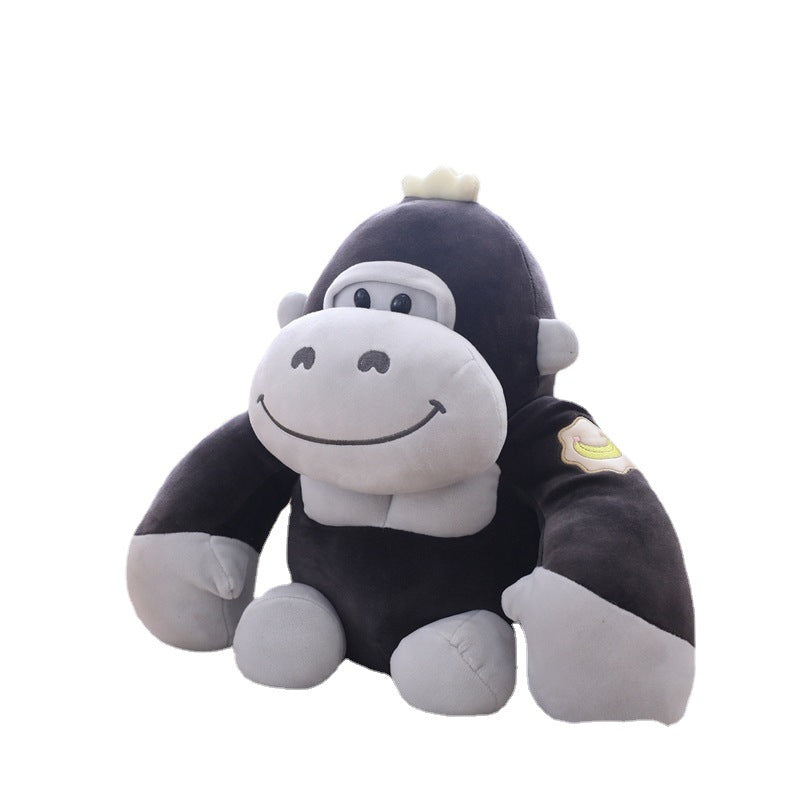Gorilla Plush Toy | Soft Stuffed Animal Ape Doll | Cute Kids Gift Ages 3 to 6 in Premium Down Cotton