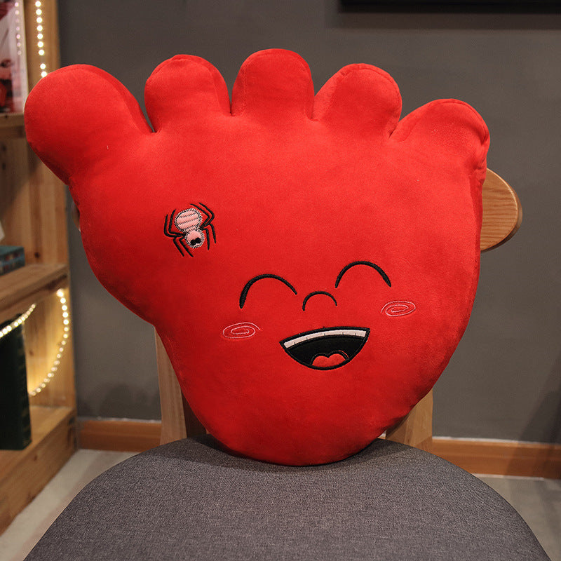 Giant Foot Shaped Plush Pillow | Soft Stuffed Novelty Nap Cushion | Funny Kids Gift Ages 4 to 6 in Multiple Colours