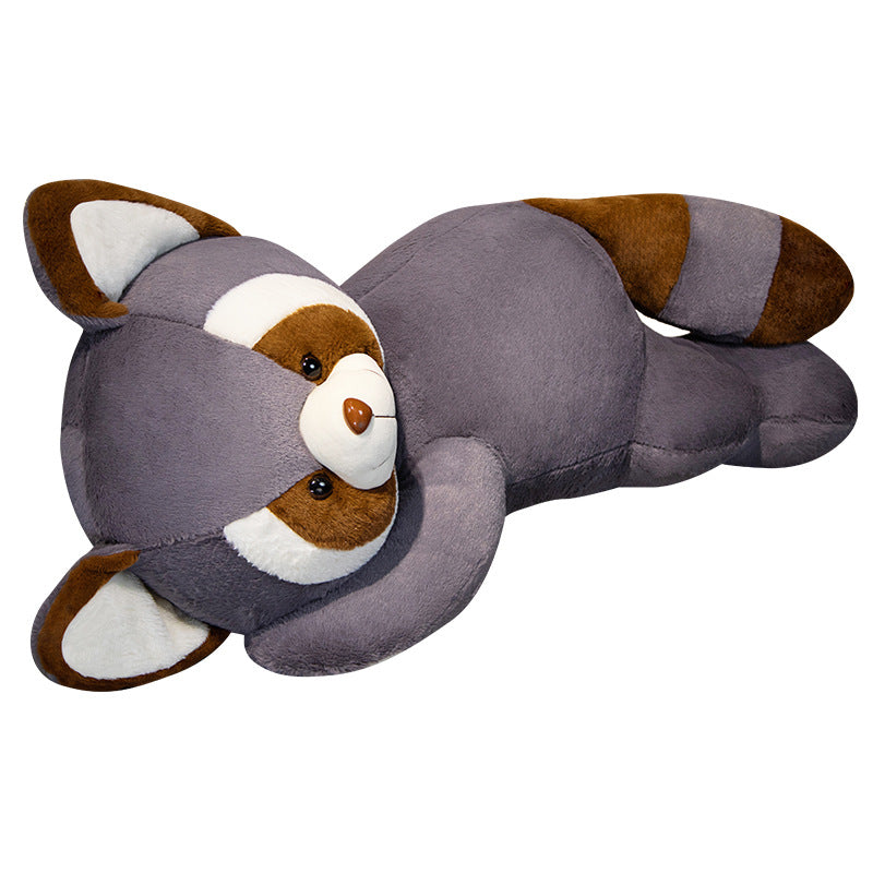 Raccoon Plush Toy Doll | Soft Stuffed Animal Throw Pillow Cushion | Cute Kids Party Gift in Multiple Sizes & Styles