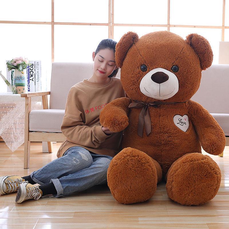 Giant Teddy Bear Plush Toy | Large Soft Stuffed Bear Doll | Cute Oversized Cuddle Gift for Kids, Girls & Valentine's Day