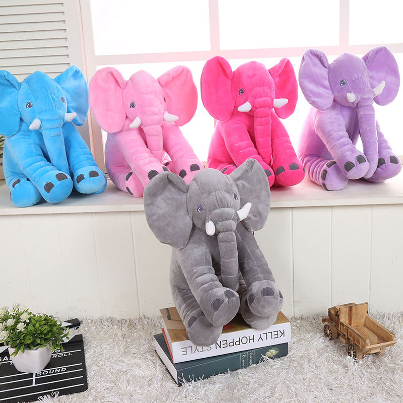 Elephant Plush Toy Pillow | Soft Stuffed Animal Sleep Comfort Doll | Cute Baby & Kids Bedtime Gift
