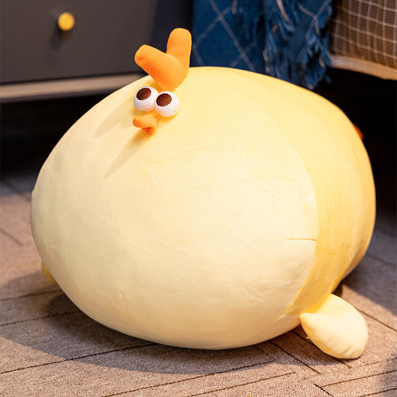 Lying Chicken Plush Toy | Soft Stuffed Animal Sleep Comfort Doll | Cute Cuddle Gift for Kids Ages 4 to 6 in Multiple Sizes