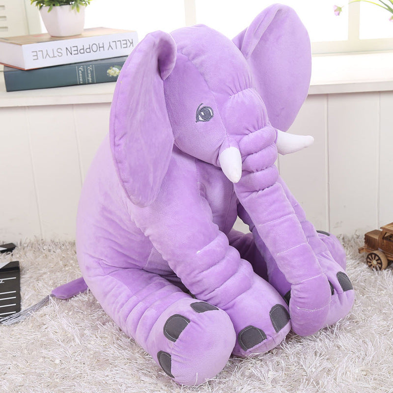 Elephant Plush Toy Pillow | Soft Stuffed Animal Sleep Comfort Doll | Cute Baby & Kids Bedtime Gift