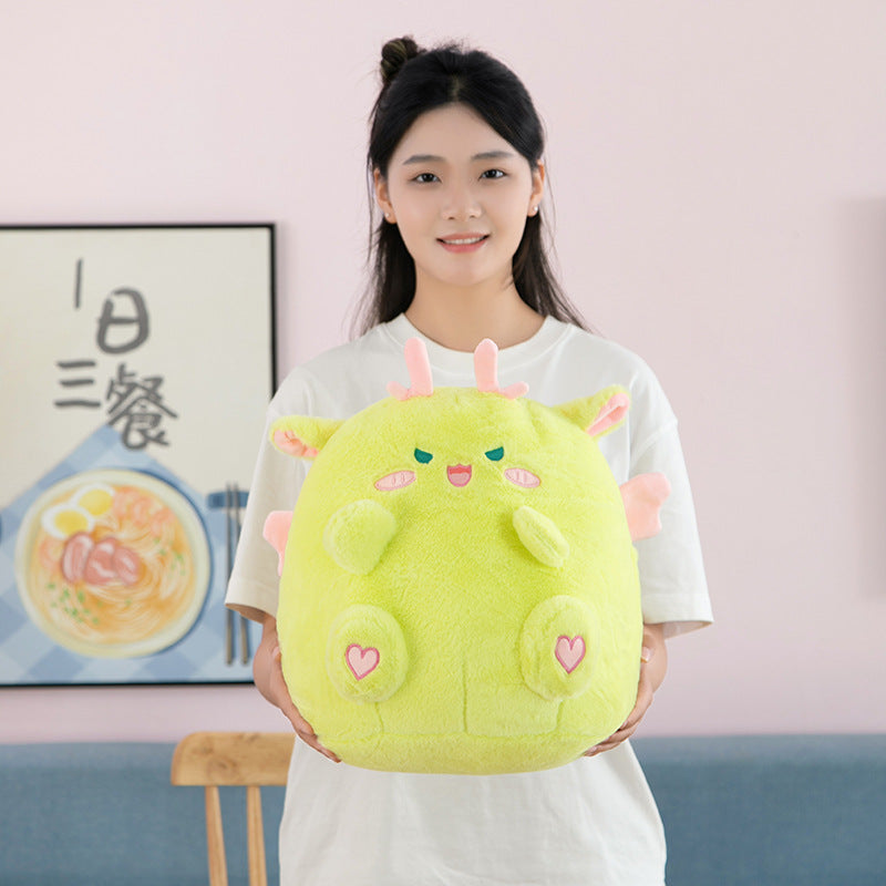 Dragon Plush Toy Pillow | Soft Stuffed Animal Dragon Doll | Cute Fantasy Cuddle Gift for Kids, Boys & Birthday