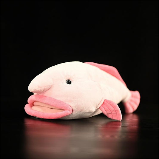 Blobfish Fish Plush Toy Doll | Soft Blobfish Stuffed Animal Pillow | Funny Meme Novelty Gift for Teens & Adults