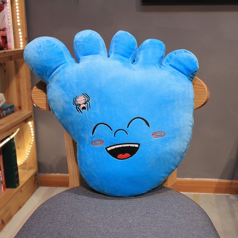 Giant Foot Shaped Plush Pillow | Soft Stuffed Novelty Nap Cushion | Funny Kids Gift Ages 4 to 6 in Multiple Colours